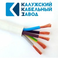 ПВС 5х10,0 белый ГОСТ ККЗ. Провод со скрученными жилами. ККЗ (Калужский Кабельный Завод)