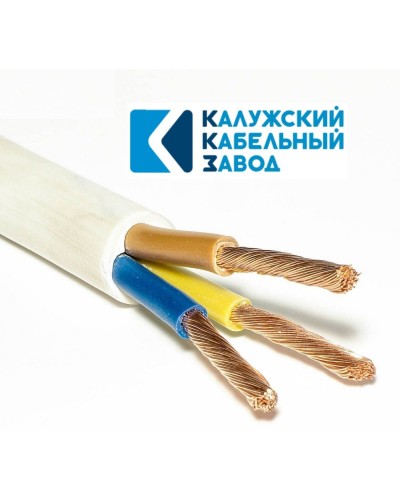 ПВС 3х10,0 белый ГОСТ ККЗ. Провод со скрученными жилами. ККЗ (Калужский Кабельный Завод) в Челябинске