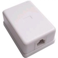 RJ-11-1 розетка, 1 выход (6Р4С): Розетка
