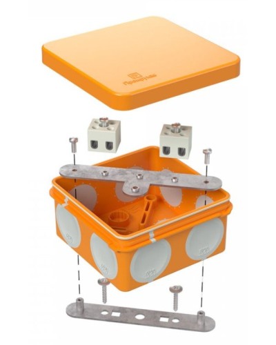 Коробка огнестойкая 80х80х40 (60-0210-FR2.5-6). Коробка огнестойкая для открытой установки. Промрукав в Челябинске