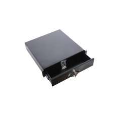 ТСВ-Д-2U.450-9005. Полка (ящик) для документации 2U. ЦМО